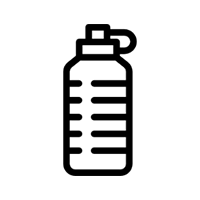Icon of a reusable water bottle Icon of a reusable water bottle